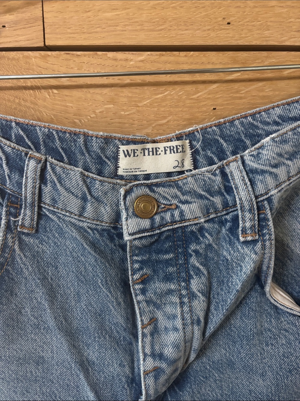 We the free good luck barrel jeans - Picture 4 of 6